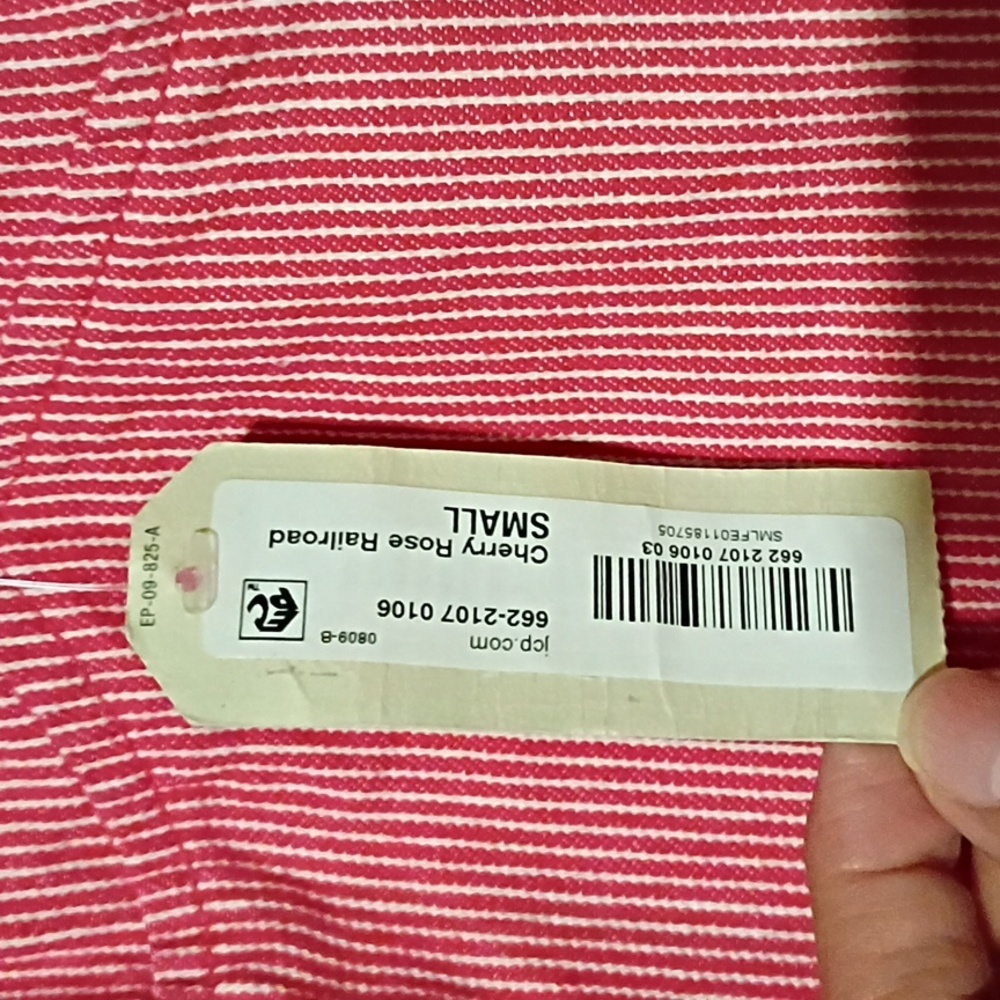Arizona Jeans Top Blouse  Railroad Denim Size S - Picture 8 of 8